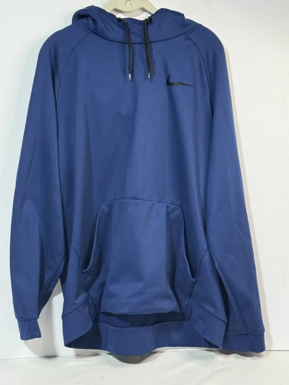 Nike Dri-FIT Navy Blue Pullover Hoodie Gym Sweatshirt Men's Size XL